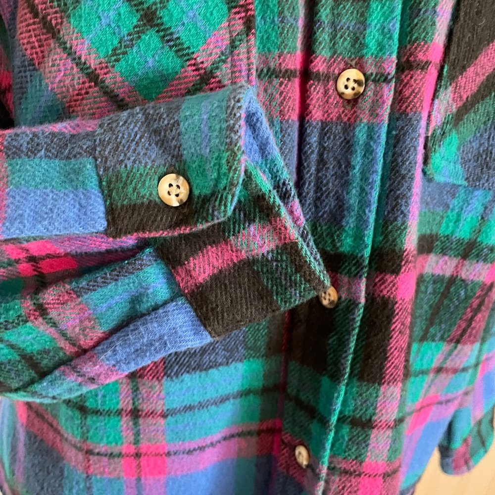 Vintage Gander Mountain Womens Flannel Long Sleeve Medium - Picture 5 of 10